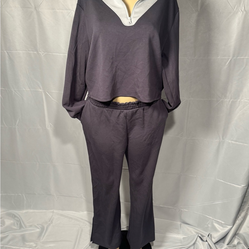 Sincerely Jules Charcoal Gray Track Pants